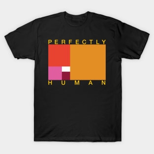 Perfectly Human - Lesbian Pride Flag T-Shirt